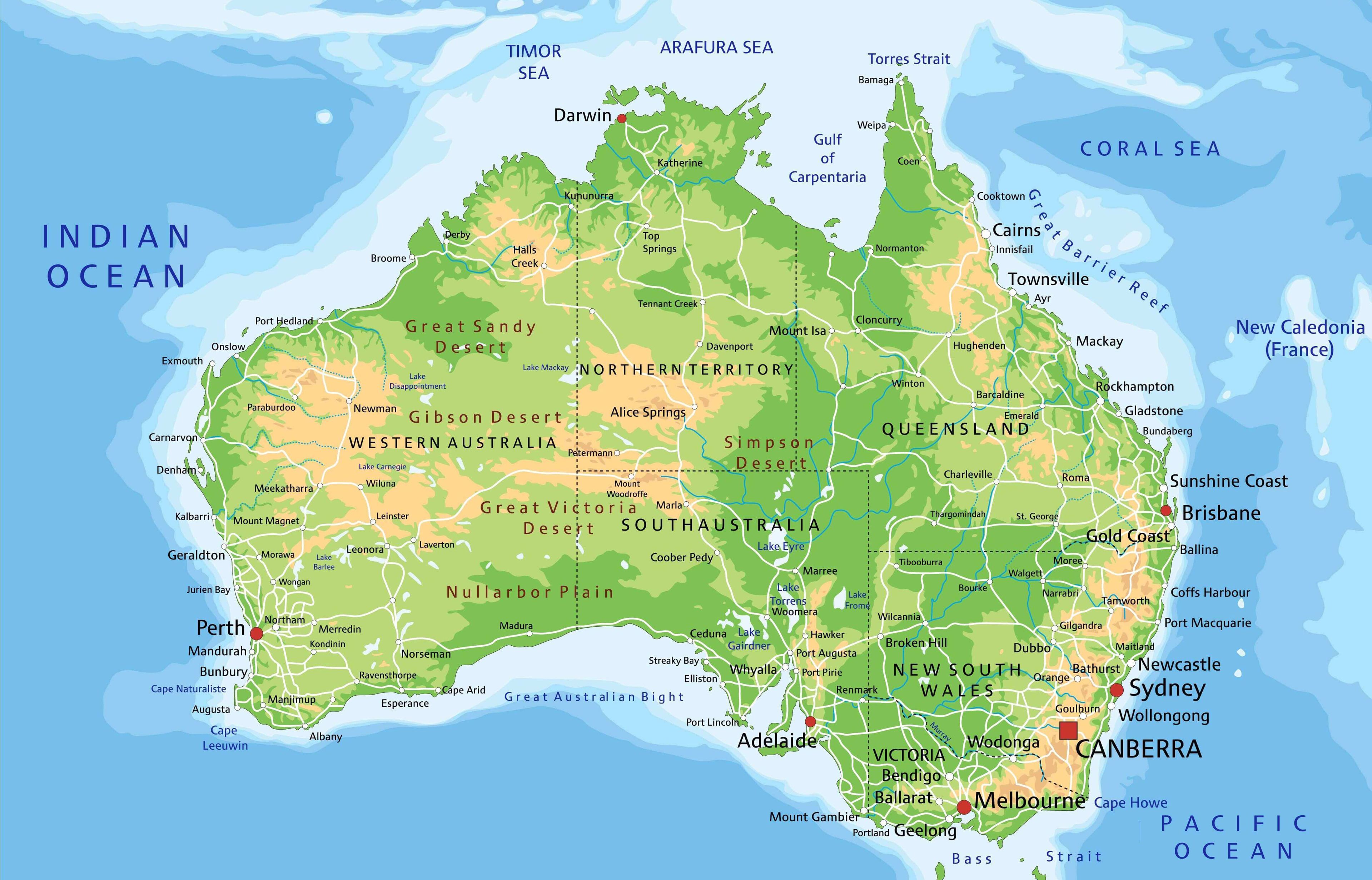 Australia Map